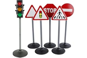Talking Turtle Interactive Traffic Light & Road Safety Signs Set for Kids - Educational Pretend Play for Toddlers & Preschoolers