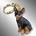 Produktbild Miniature Pinscher, Black/Tan Tiny Ones Dog Keychains (2 1/2 in) by Conversation Concepts