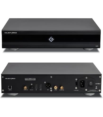 GUSTARD U18 Interfaccia Digitale DSD512 PCM768K XU216 Isolamento da Terra AS338 Hi-END USB Convertitore (Nero