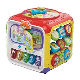 VTech – Super Cube des Découvertes â€“ Cube Dâ€™Activités Bébé, Jouet Dâ€™Ã‰Veil â€“ 9/36 Mois – Contenu en Français