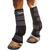 Shires ARMA Deluxe Mud Socks Turnout Wraps Full Size Black