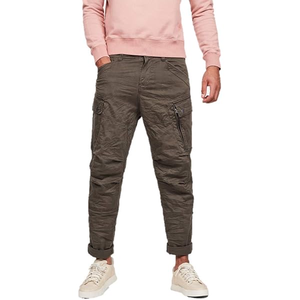 G-Star Men's Roxic Straight Tapered Cargo Pants, Grey (asfalt  D14515-4893-995), 26W / 30L : Amazon.co.uk: Fashion
