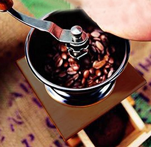 PuTwo Kaffeemühle manuelle Handkaffeemühle mit Keramikmahlwerk,stufenlos einstellbar,Kapazität Max. 40 g - 3