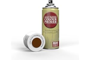 ‎THE ARMY PAINTER The Army Painter, Colour Primer Oak Brown, 400 ml Grundierung Spray Braun - Acryllack Spray für Fantasy Modellbau Wargames Tabletop Figuren, Warhammer & Dnd Miniatures