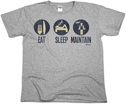 Eat Sleep Maintain Mens Aircraft Engineer Gift T-Shirt