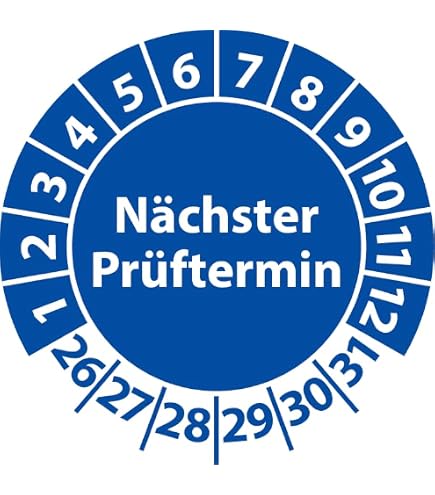 Elektro-Prüfplakette – 100 Stück, 25 Mm, Weich- Produktbild-Vorschau 4