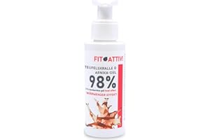 ‎FITOATTIVI NATURA E BENESSERE Teufelskralle Starkes Gel mit Arnika 98% Wärmewirkung, Vitamin E und Kampfer, Ideal bei Gelenk-, Muskel- und Prellungsschmerzen, 100% BIO und Made in Italy Zutaten, 100 ml - FITOATTIVI