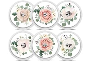 Diasticker® | Freestyle Libre 2 - Sticker - 6er Set "Floral" | Imperméable - Autocollant en vinyl pour Freestyle Libre 2 sensor, capteur