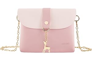 AISPARKY Small Cross Body Bag for Girls PU Leather Shoulder Handbag Cross Body Purse Gifts for Teens Girls