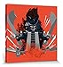 Produktbild 1art1 106989 The Lego Ninjago Movie - Sensei Lord Garmadon Poster Leinwandbild Auf Keilrahmen 40 x 40 cm