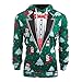 Produktbild Setsail Herren Neues Top Weihnachtsbaum Santa Printed Drawstring Hoodie Sweatshirt Pullover Bluse