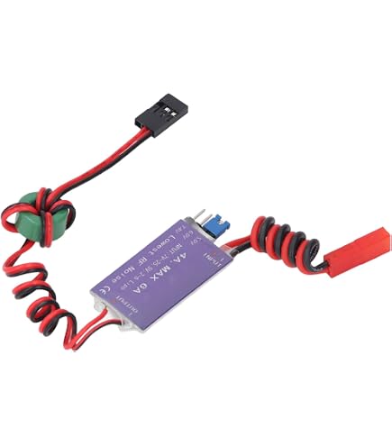 OTOTEC 2 Pièces RC Récepteur Interrupteur Servo - Alimentation 3A 5V UBEC Quadrirotor Avion FPV