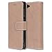 Produktbild Chreey Lenovo ZUK Z2/Z2 Plus Hülle, Matt Leder Tasche Retro Handyhülle Magnet Flip Case mit Kartenfach Geldbörse Schutzhülle Etui [Khaki]
