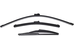 ACOUTO Pióra Wycieraczek Szyby Przedniej do 500 500C 500L 2009-2023 Zestaw Piór Wycieraczek Przedniej Szyby Tylnej Samochodu Gumowe Szczotki Przeciwdeszczowe Szyby Przedniej