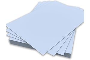 HABERCRAFTS A5 Light Blue Colour Paper 80gsm Sheets Double Sided Printer Paper Copier Origami Flyers Drawing School Office Printing 148mm x 210mm (A5 Light Blue Paper - 80gsm - 200 Sheets)