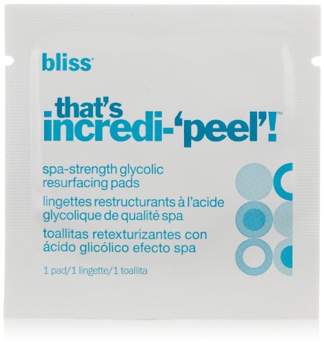 Bliss That Is Incredi-Peel Spa Strength Glycolic Resurfacing Pack of 30 Pads