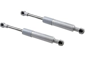 Gedotec Gasdruckfeder 250N LIFT-O-MAT 2 Stück | Kesseböhmer Gasdruckdämpfer für HSB Hochschwenkbeschlag | Stoßdämpfer für Klappe, Schranktür & Küchenschrank | Kompressionsfeder mit Anleitung