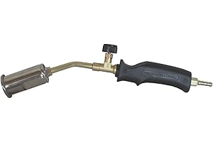 AUSONIA - 48804 GAS SCHWEISSBRENNER GASBRENNER OHNE HEBEL, LÄNGE 40 CM MIT EINEM DURCHMESSER VON 50 MM, STAB UND BRENNER VERZINKT, KUNSTSTOFFGRIFF