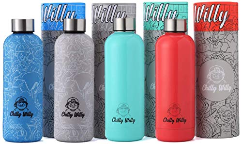 Chilly Willy Water Bottle | Vacuum Insulated Double-Walled | Reusable Stainless Steel Hydro Water Bo Chilly Willy Water Bottle | Vacuum Insulated Double-Walled | Reusable Stainless Steel Hydro Water Bo