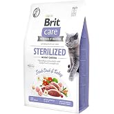 Brit Care Weight Control, Kilo Kontrol&uuml; İhtiyacı Olan Kısırlaştırılmış Kediler İ&ccedil;in, Tahılsız, Hipoalerjenik, Taze &Ouml;rdek Etli