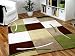Produktbild Designer Teppich Maui Braun Beige Grün Karo in 5 Größen