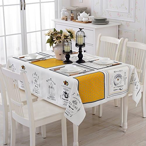 cotton and linen table cloths/fabrics / European style table-cloth/ table cloth/fabrics / square tablecloth/Cotton print tablecloths-A 140x140cm(55x55inch)