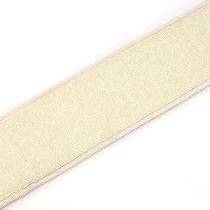 BESTOPE® Natural Loofah Exfoliating Back Scrubber Premium Scrubber Facial Exfoliator Pad - Image 6