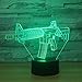 Produktbild M16 Design 3D Led Nachtlicht 7 Farben Optische Täuschung Licht Room Decor Lampe Mit Touch-Schalter Fernbedienung für Kinder Geburtstagsgeschenk