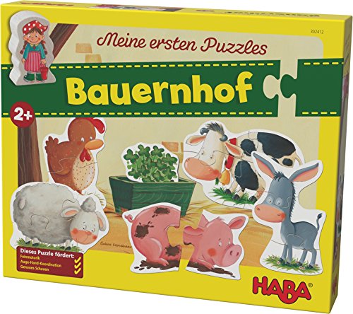 Preisvergleich Produktbild HABA 302412 Meine ersten Puzzles-Bauernhof