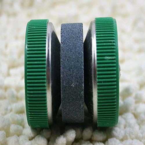 szwanju Kitchen Manual Knife Sharpener - Free Sharpening Stabilizer Knife Angle Guide - Two Sided #1000 &amp; #3000 Corundum Global Whetstone - Best