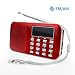 Produktbild PRUNUS L-218AM-RED FM AM Radio mit Micro TF Card USB MP3, Rot, Red