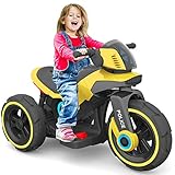 2 Motoren, Intergrierter Akku mit 6V / 7Ah. Ladegerät im Lieferumfang enthalten. Geschwindigkeit: ca. 4-5 kmh. Fahrzeit: ca. 1-1,5 Stunden. Maße: B/H/T ca. 49 x 60 x 100cm. Sitzhöhe: ca. 43cm