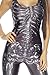 Produktbild Damen Skelett Overall Outfit Verkleidung Fasching Karneval Skelett-Print