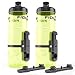 Produktbild 2er Set: Fidlock Bottle TWIST Trinkflasche yellow/gelb durchsichtig + Flaschenhalter + Gravity Kit Magnet (NEU!)