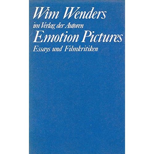 [PDF] Download Emotion Pictures: Essays und Filmkritiken (Theaterbibliothek) Kostenlos