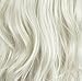 Elegant Hair - 22" Ladies 3/4 WIG Half Fall Clip In Hair Piece STRAIGHT Platinum Blonde #16/60 250g