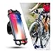Produktbild Mixneer Fahrrad Phone Halter Universal Mobile Handy Halterung Bike Lenker Clip Ständer GPS Halterung - Schwarz Phone Holder Schwarz