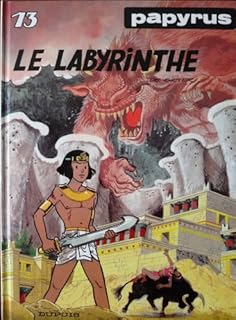 jaquette livre Papyrus, Tome 13 : Le Labyrinthe