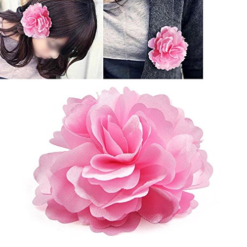 Danapp Hair Accessories Peony Lace Cloth Clip Korea Hairpin Brooch Korean Version Of The Hair Accessories Female Pink Buy Online In Bahamas At Bahamas Desertcart Com Productid