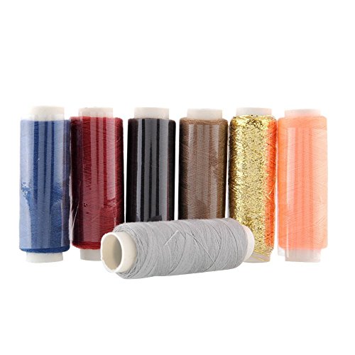 39 Spulen von 250 Metern Bunte Farben 100% Polyesterr, Nähgarn – Farbig sortiert [version:x8.1] by DELIAWINTERFEL - 2