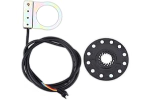 Ailao Sensore di Velocità E-Bike Pedale Sensore di Assistenza E-Bike Sistema PAS Sensore di Velocità del Magnete per Raggi Bici.