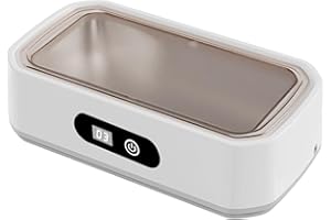 DeJivsin Limpiador Ultrasonidos de Joyas, 49000 Hz, 5 Modos 650ml Maquina de Ultrasonido, Adecuado para Limpieza de Gafas, Joyas