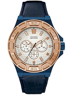 Guess Force White Dial Multi-function Men's Watch -W0674G7
