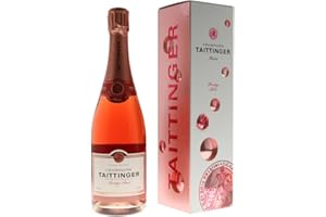 TAITTINGER Brut Reserve Rose in New GP Bubbles Champagne, 3433, 1er Pack, 1 x 750 ml