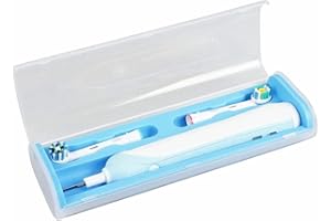 Nicoone Funda para cepillo de dientes Oral-B eléctrico, funda de viaje portátil a prueba de polvo, cepillo de dientes Holde – azul