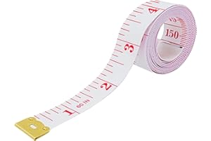 LIERFIS Body Measuring Tape, 150 cm/60 Inch Soft Sewing Measuring Tape Ruler Dual Sided Tape Measure for Measure Body/Chest/Waist Circumference, Pink 1Pcs