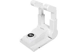 SANGCON-EP Sangcon Boot Dryer Shoe Dryer, Glove Dryer and Boot Warmer for Work Boots, 180° Adjustable Drying Rack, Telescopic Bendable Drying Port, Smart Timer Keeps Your Boots Dry and Comfortable (White)