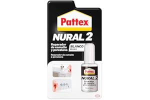 PATTEX Henkel 496774 Nural 2 do naprawy porcelany i emalii, 20 ml,