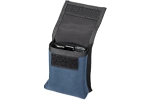 LensCoat 2-Battery Pouch camera battery holder for Pro DSLR (Navy) lenscoat