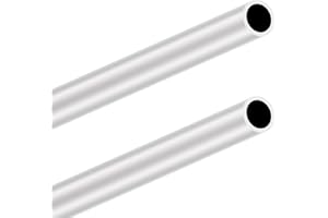 LAVMHAB 6063 Tubes en aluminium 22 mm OD/diamètre extérieur x 2,0 mm épaisseur de paroi, longueur 300 mm, tube rond en aluminium sans soudure (2 pièces)
